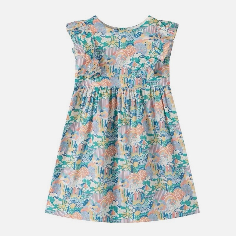 • Bonpoint • Girls Colorful Sunshine Dress Size 10
